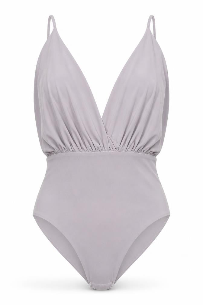 Preworn Womens Grey   Bodysuit One-Piece Size S