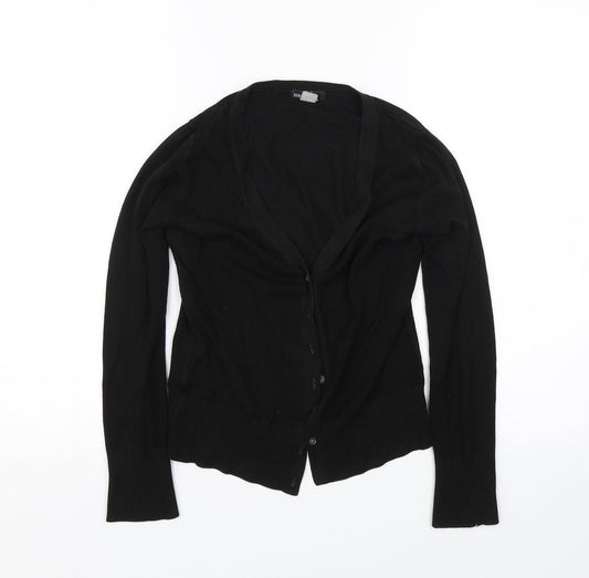 MNG Basics Womens Black   Cardigan Jumper Size S