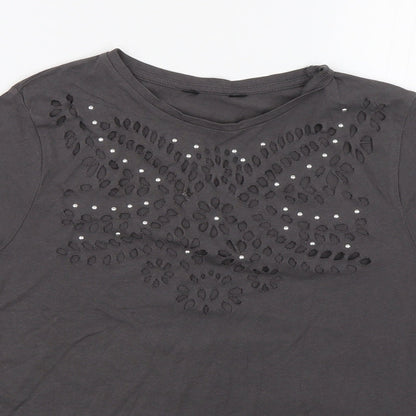 Preworn Womens Grey   Basic T-Shirt Size S