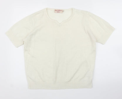 EWM Womens White   Basic Blouse Size 18