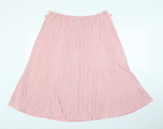 Forever Womens Pink   A-Line Skirt Size 2XL