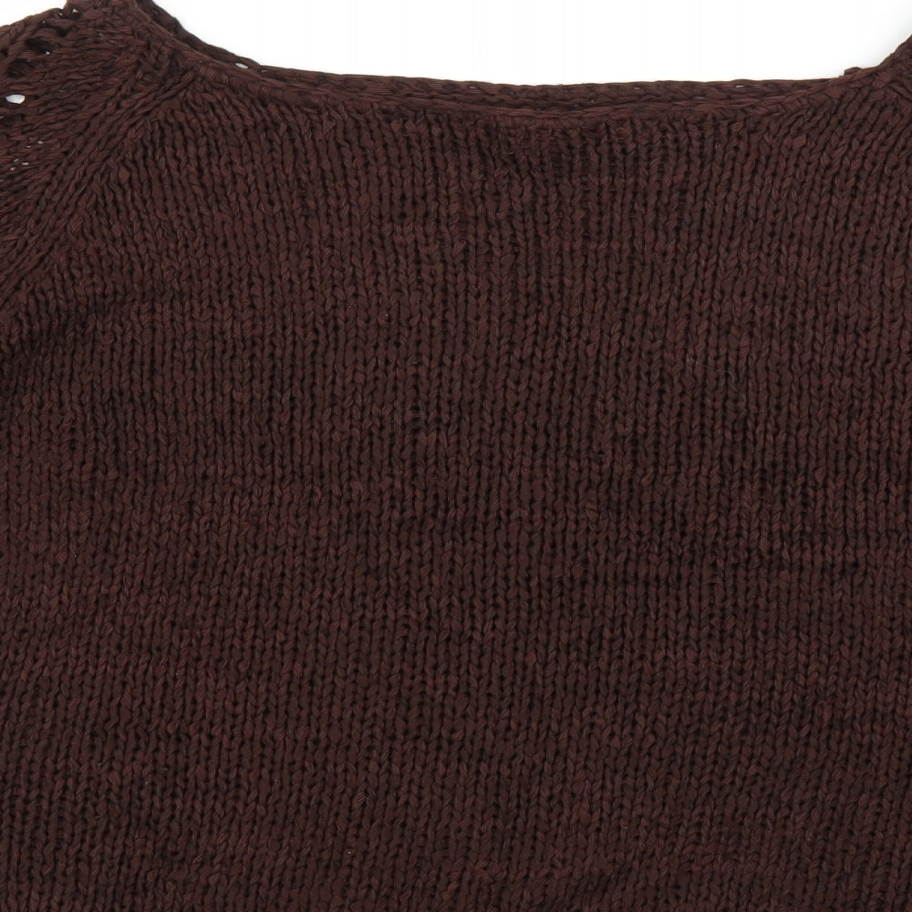 Sydney Easton Womens Brown   Pullover Jumper Size XL