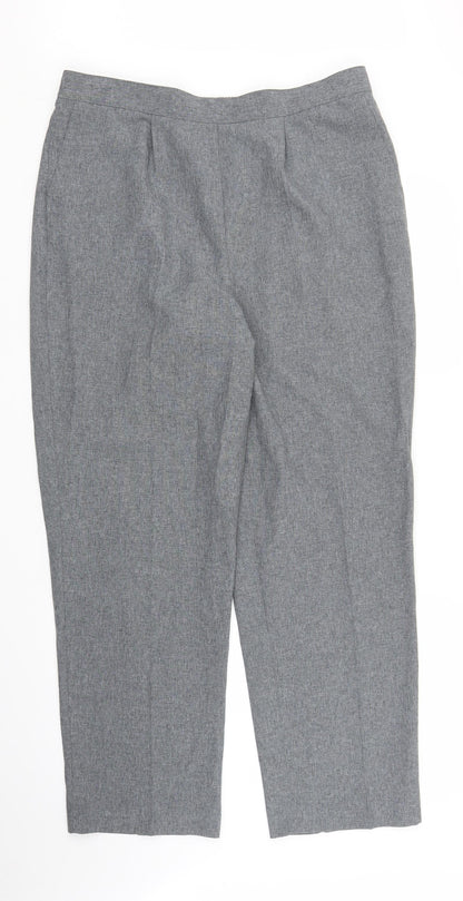 Preloved Bonmarché Womens Grey   Trousers  Size 18 L28 in - Front