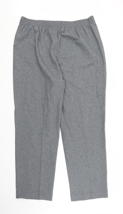 Preloved Bonmarché Womens Grey   Trousers  Size 18 L28 in - Back