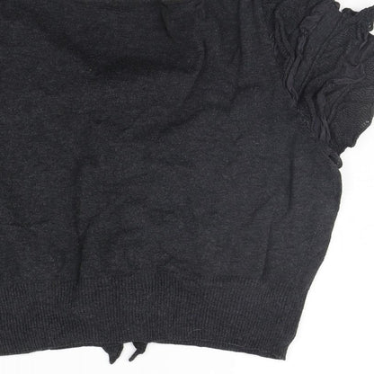 Marks & Spencer Womens Grey   Basic T-Shirt Size 10