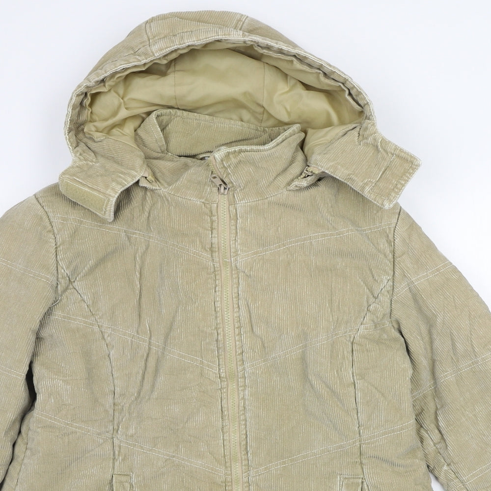 Preworn Womens Beige   Jacket Coat Size M