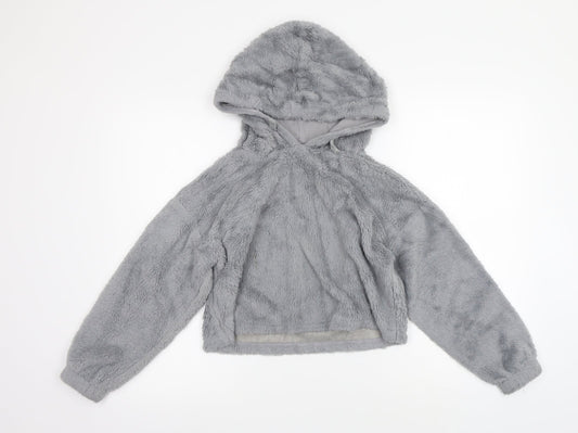 New Look Girls Grey   Pullover Jumper Size 10-11 Years  - washable mark