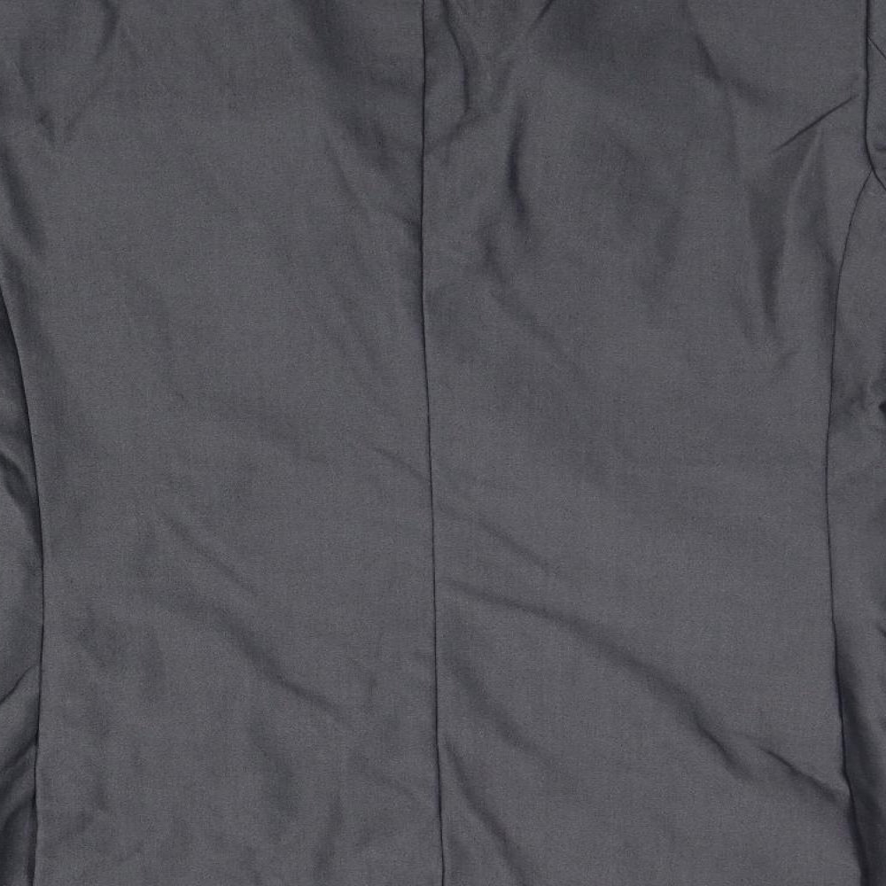 Fellini Womens Grey   Jacket Suit Size 10  - polyester