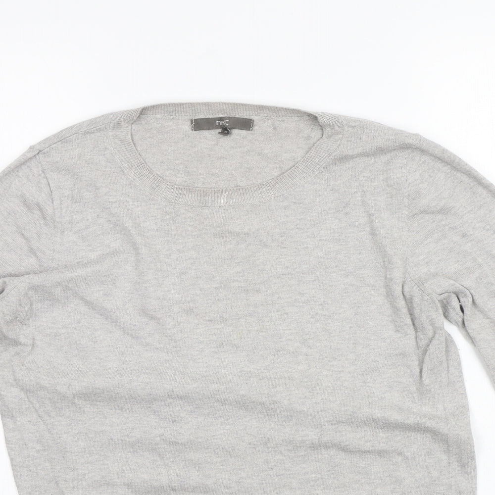 NEXT Womens Grey   Pullover Jumper Size 12  - washable mark