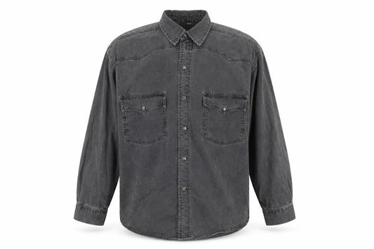 RL sportswear Mens Grey    Button-Up Size M
