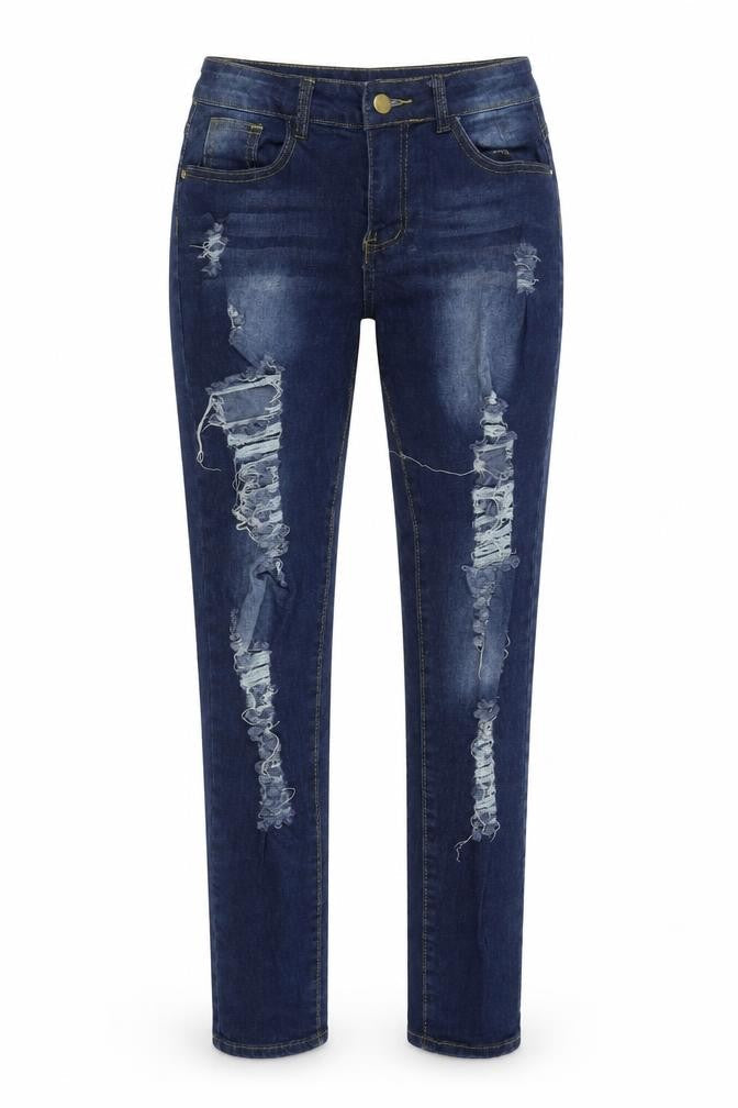 SHEIN Womens Blue   Straight Jeans Size 26 in L26 in