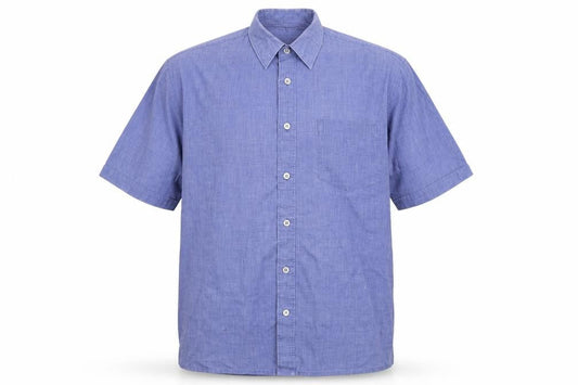 Barney Miller Mens Blue    Button-Up Size M