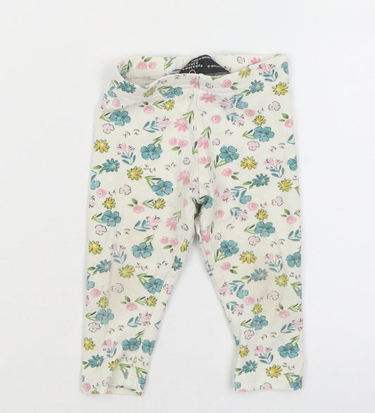 Primark Baby White Flecked  Sweatpants Trousers Size 6-9 Months
