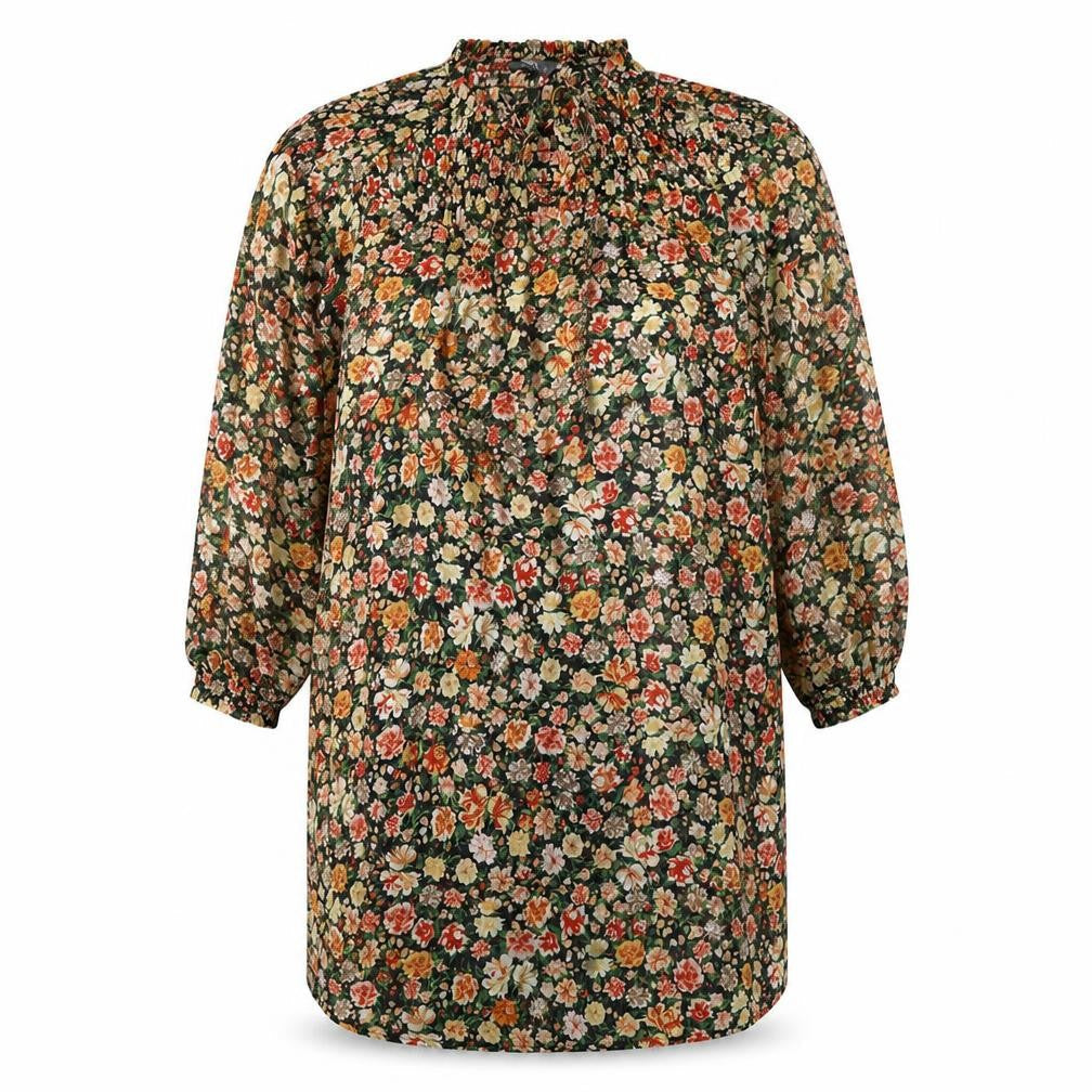 Nutmeg Womens Black Floral  Shift  Size 12