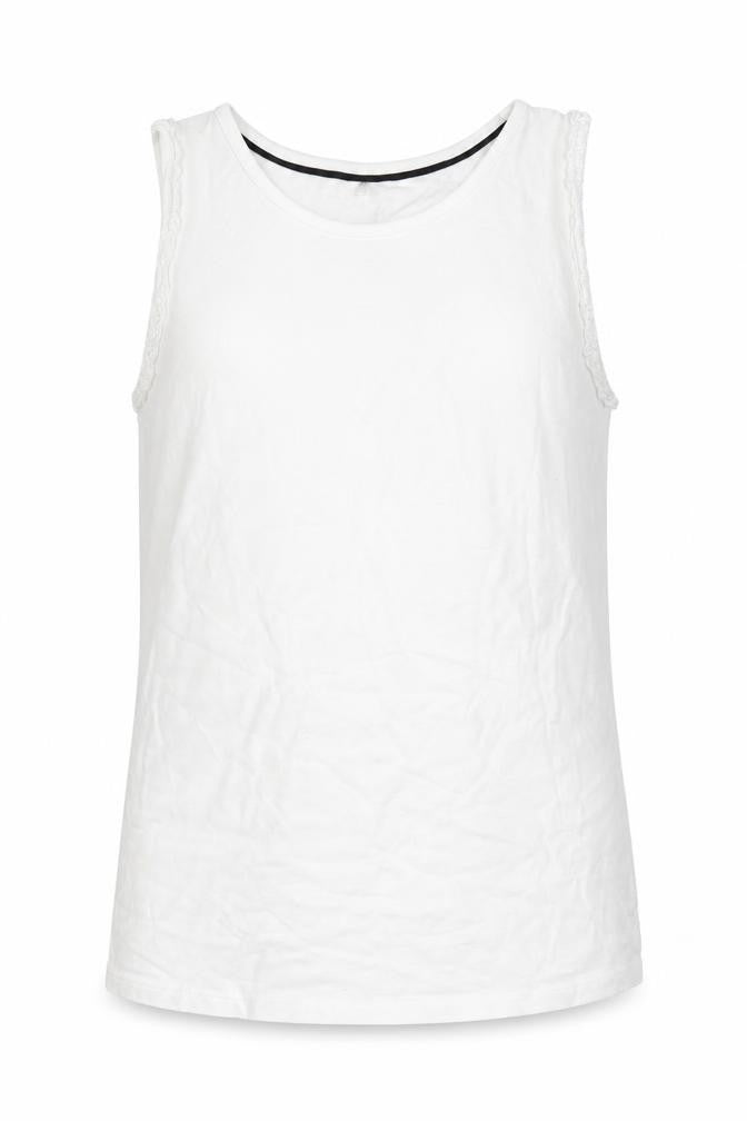 George Girls White   Basic Tank Size 11-12 Years