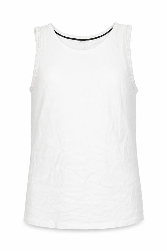 George Girls White   Basic Tank Size 11-12 Years