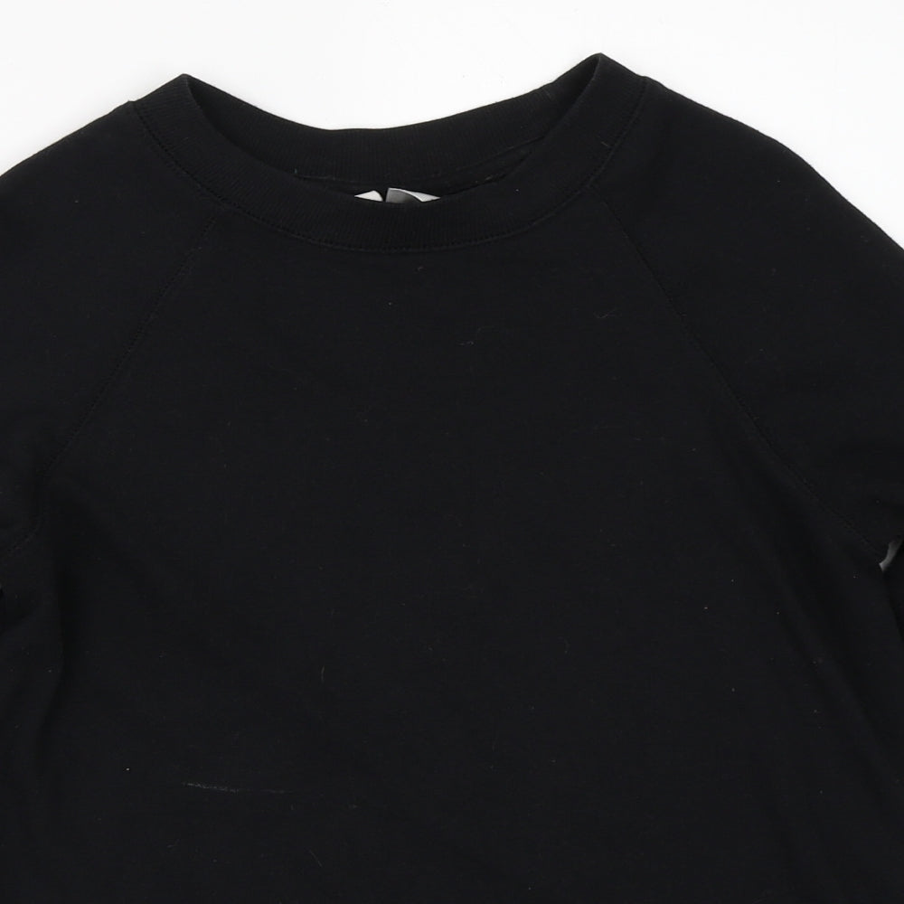 H&M Womens Black   Pullover Hoodie Size S