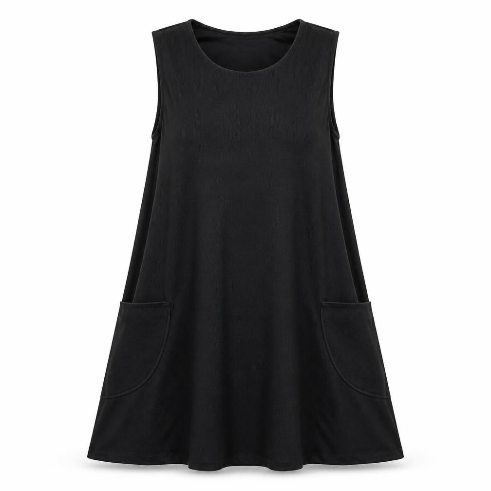 Preworn Womens Black   A-Line  Size M