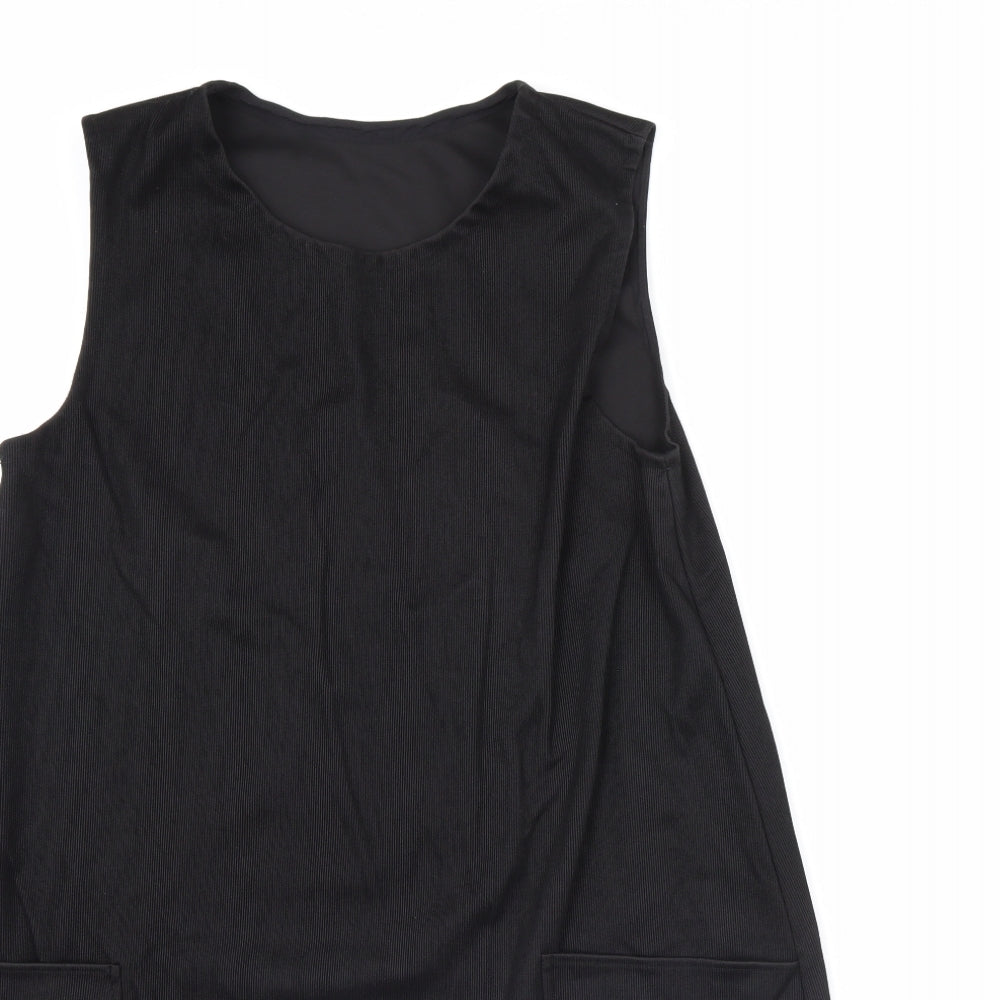 Preworn Womens Black   A-Line  Size M