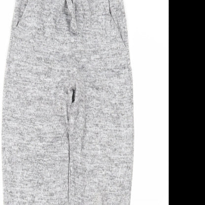 PRETTYLITTLETHING Womens Grey   Snow Pants Trousers Size 8 L26 in