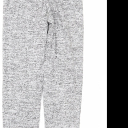 PRETTYLITTLETHING Womens Grey   Snow Pants Trousers Size 8 L26 in