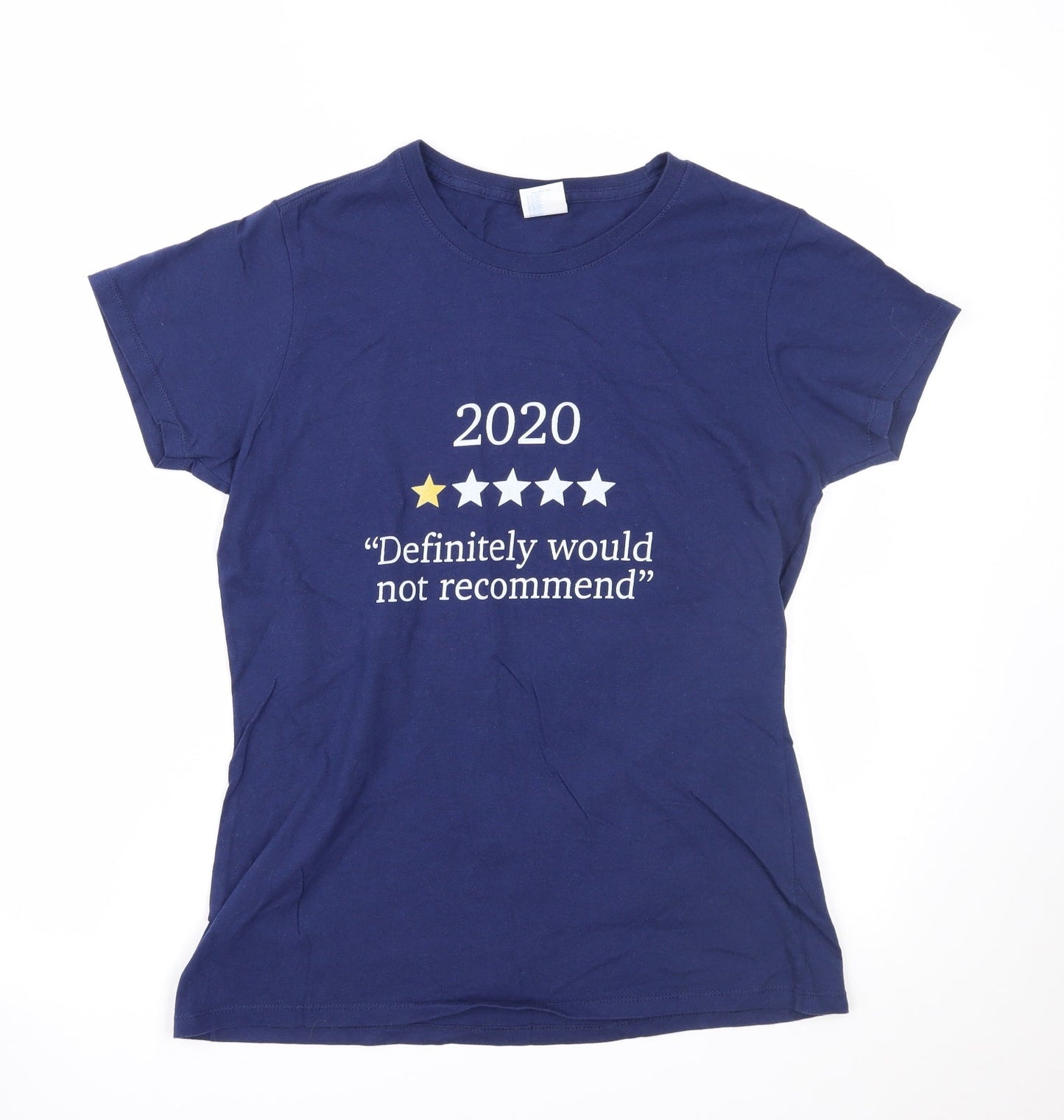 Port & Company Womens Blue   Basic T-Shirt Size M