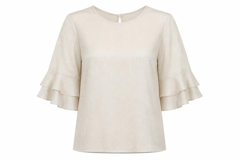 Newlook Womens Gold   Basic Blouse Size 10