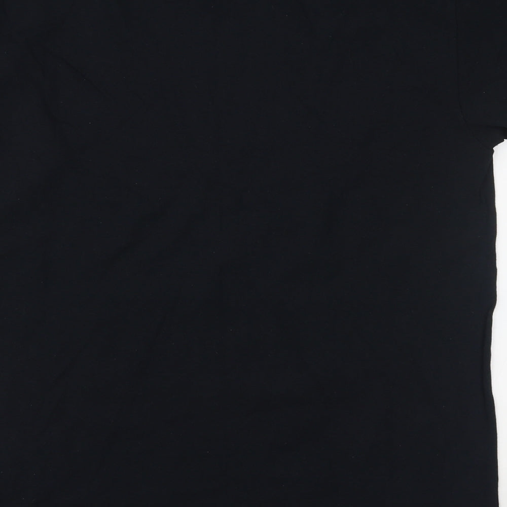 Gildan Mens Black    T-Shirt Size M