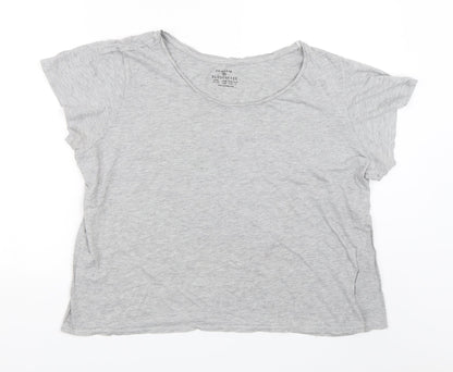 Preloved Primark Womens Grey   Basic T-Shirt Size 2XL - Front