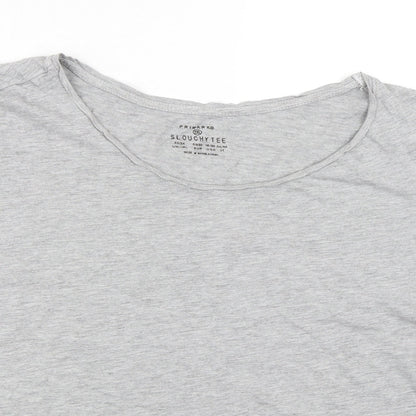 Preloved Primark Womens Grey   Basic T-Shirt Size 2XL - Detail