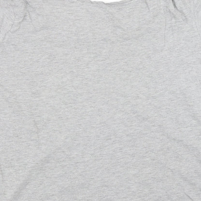 Preloved Primark Womens Grey   Basic T-Shirt Size 2XL - Label