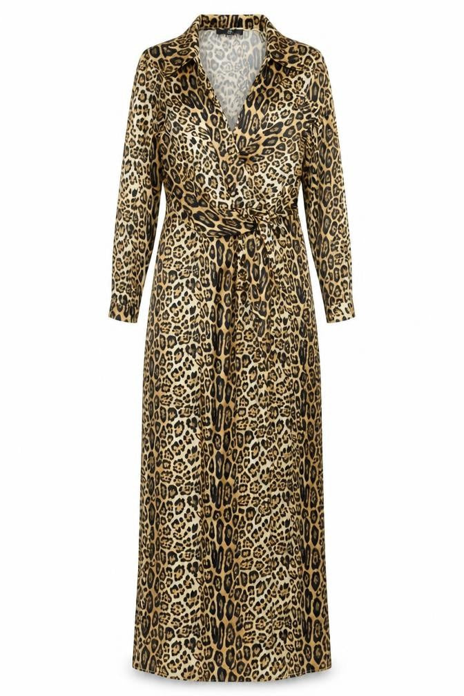 Missguided Womens Gold Animal Print  Shift  Size 4
