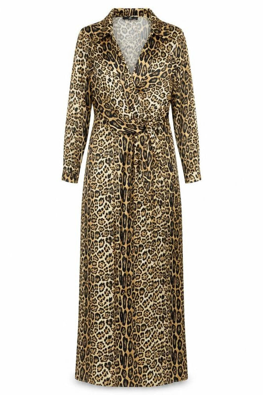 Missguided Womens Gold Animal Print  Shift  Size 4