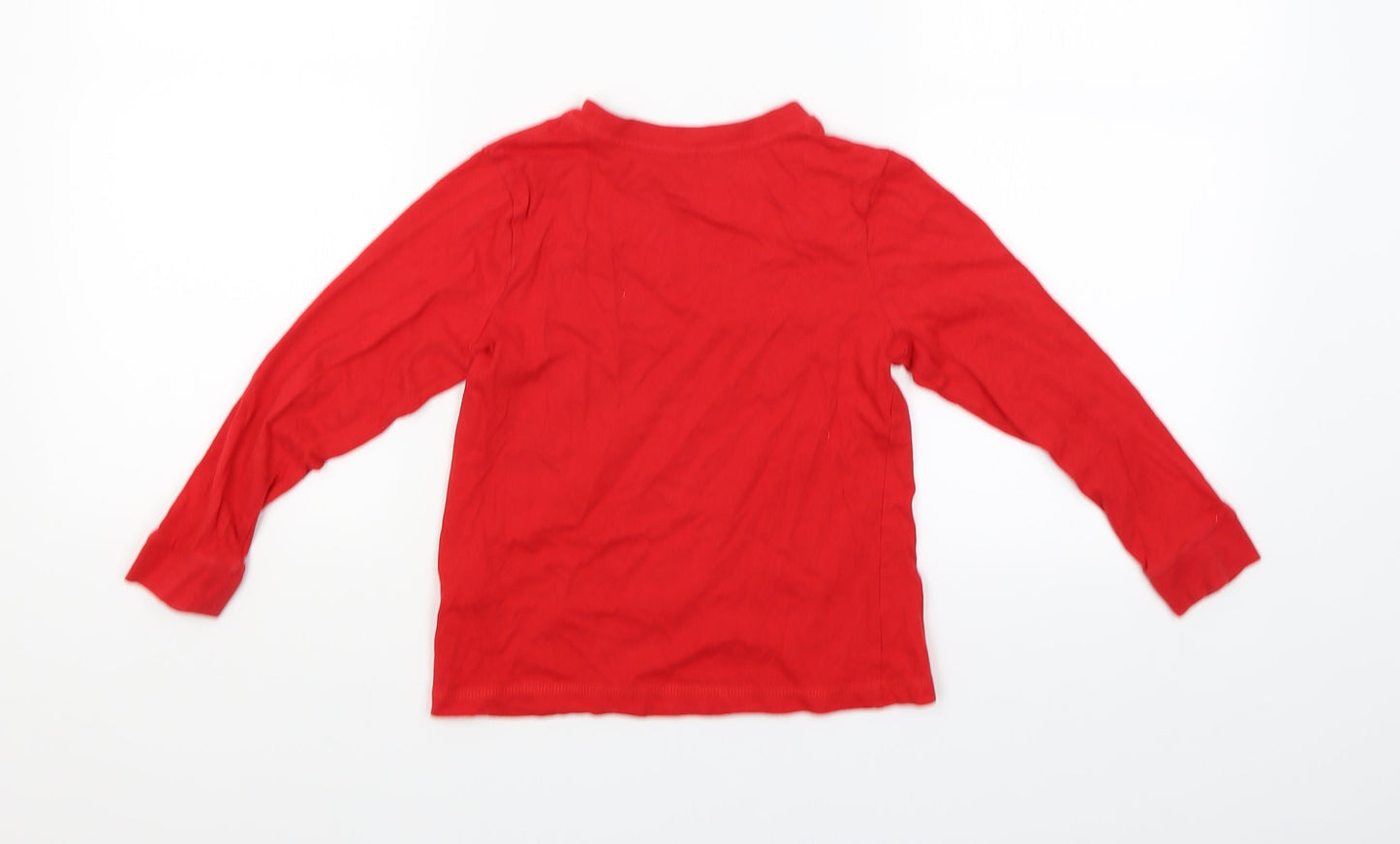 George Boys Red   Basic T-Shirt Size 6-7 Years