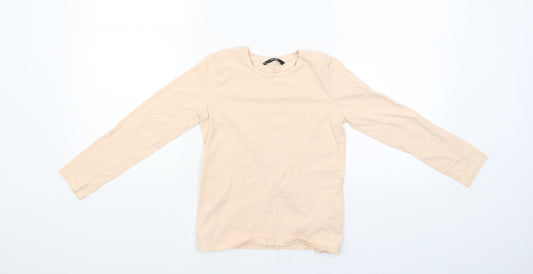 George Girls Pink   Basic T-Shirt Size 7-8 Years
