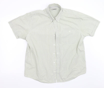 Haggar Mens Multicoloured Striped   Button-Up Size XL