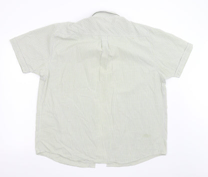 Haggar Mens Multicoloured Striped   Button-Up Size XL