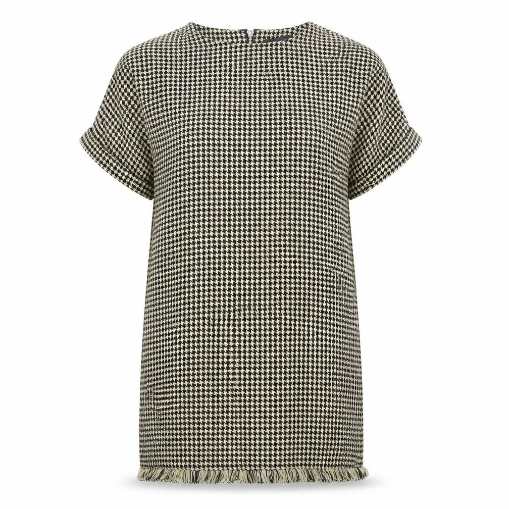 Primark Womens Brown Houndstooth  Shift  Size 10