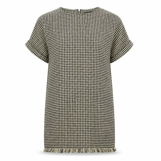 Primark Womens Brown Houndstooth  Shift  Size 10