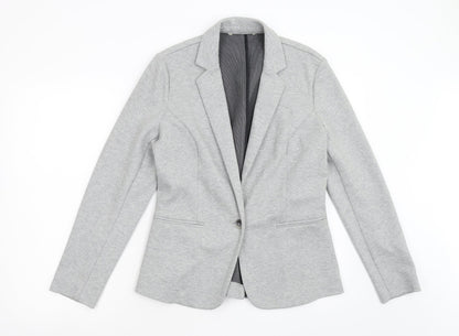 Preworn Womens Grey   Jacket Blazer Size S
