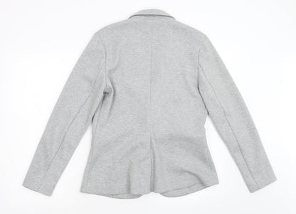 Preworn Womens Grey   Jacket Blazer Size S