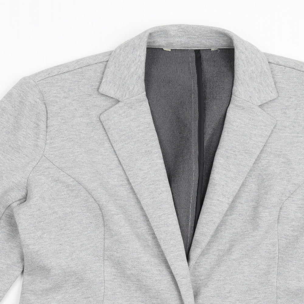 Preworn Womens Grey   Jacket Blazer Size S