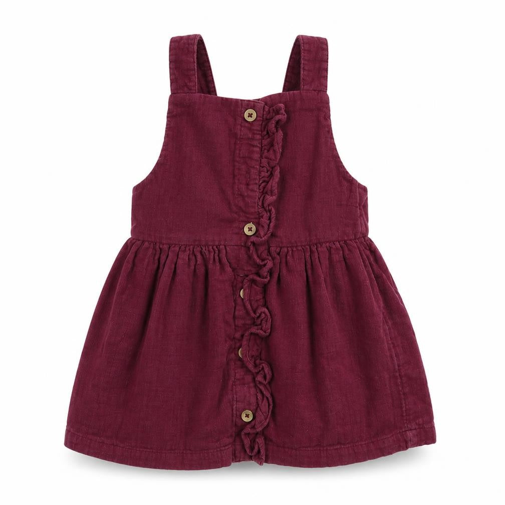 TU Girls Purple  Corduroy Fit & Flare  Size 18 Months