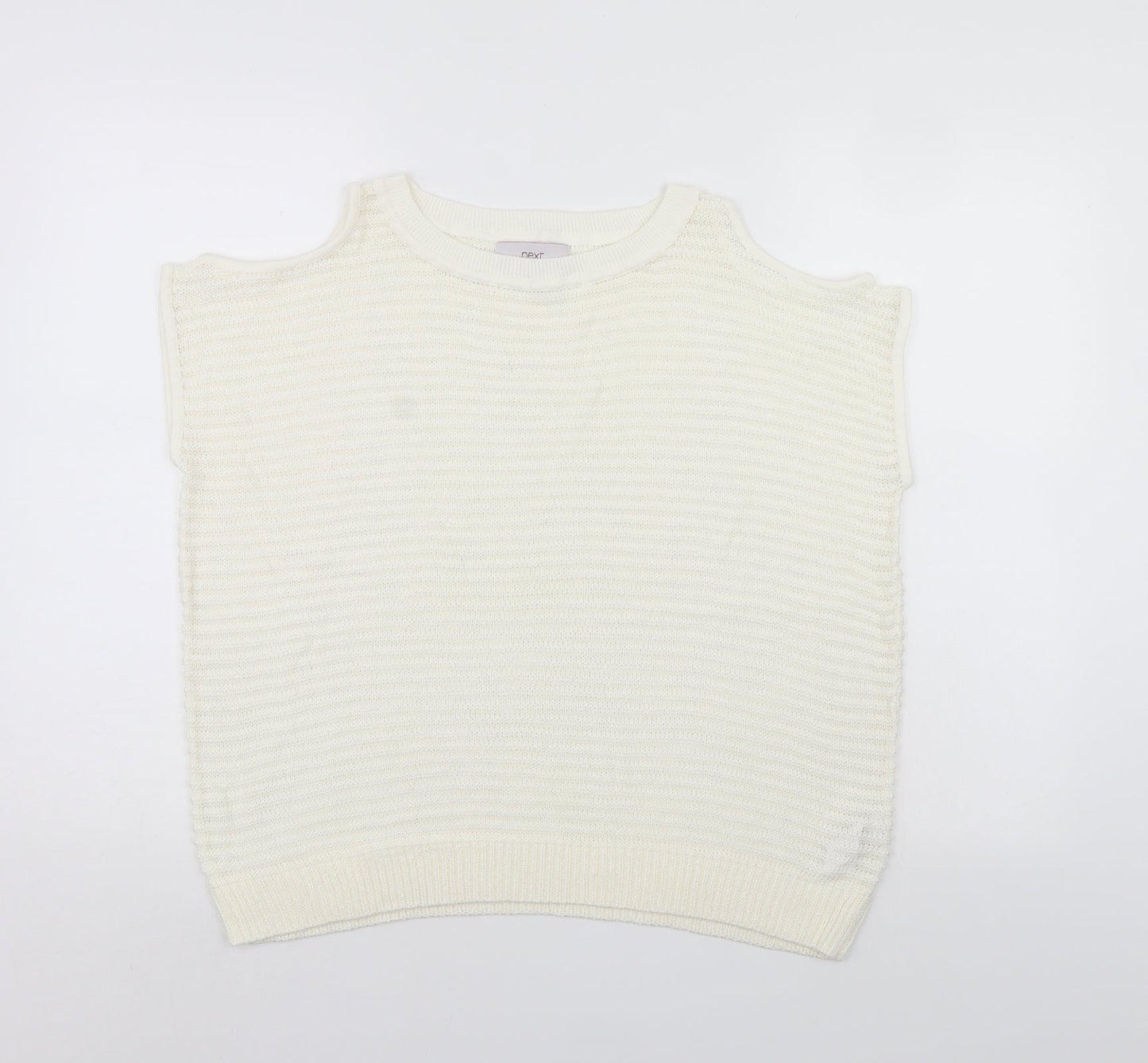 NEXT Womens White   Pullover Jumper Size 12