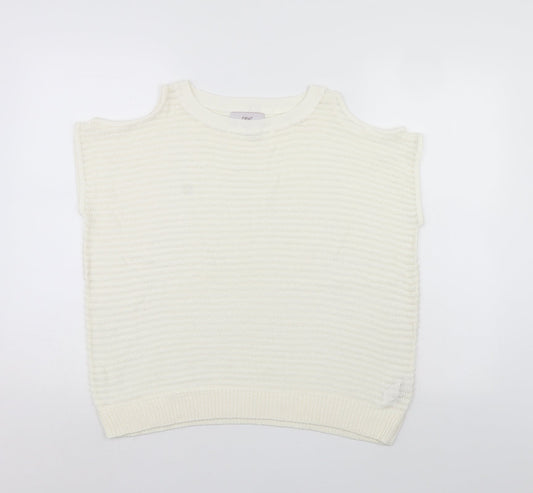 NEXT Womens White   Pullover Jumper Size 12