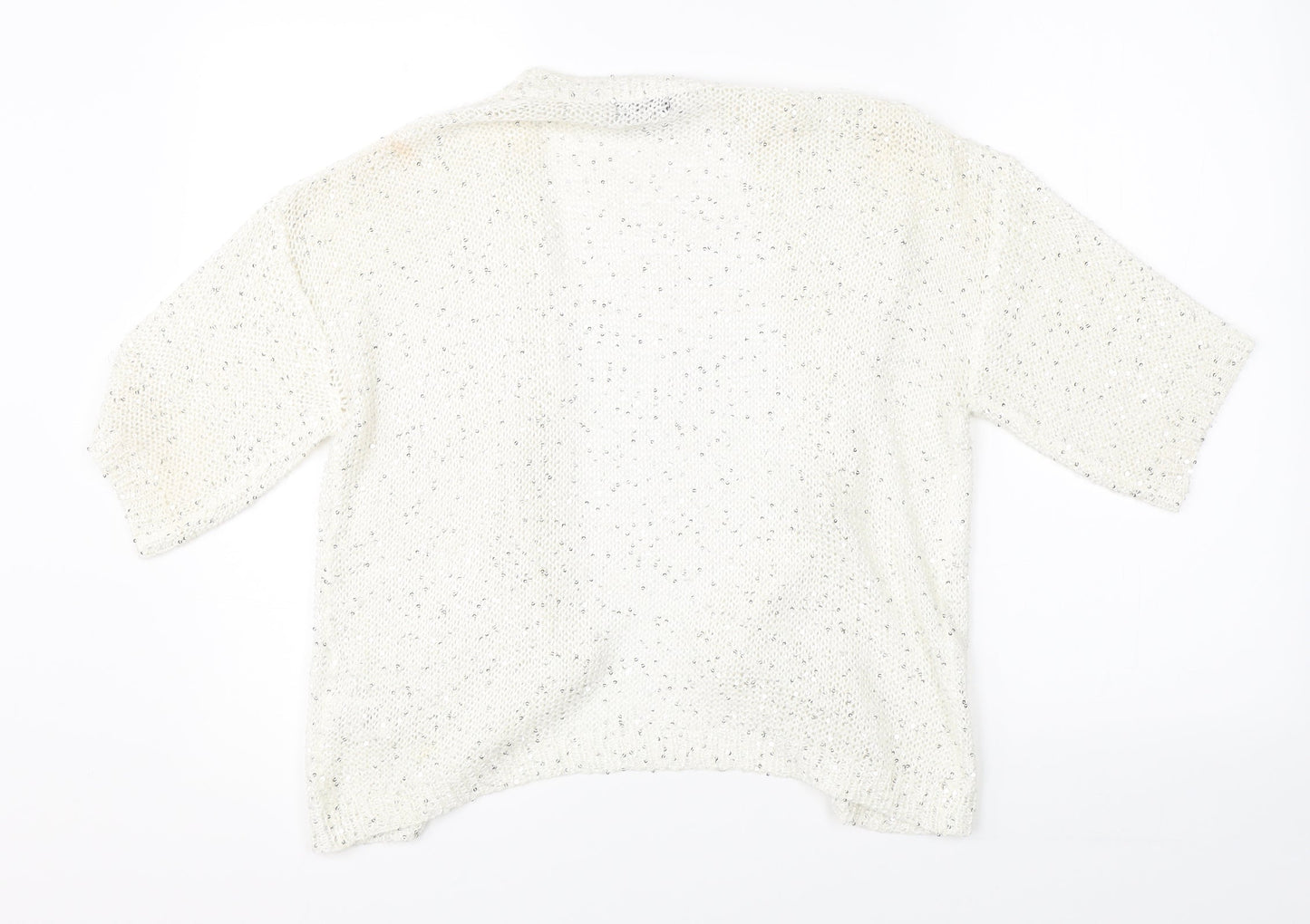 F&F Womens Beige   Cardigan Jumper Size 10