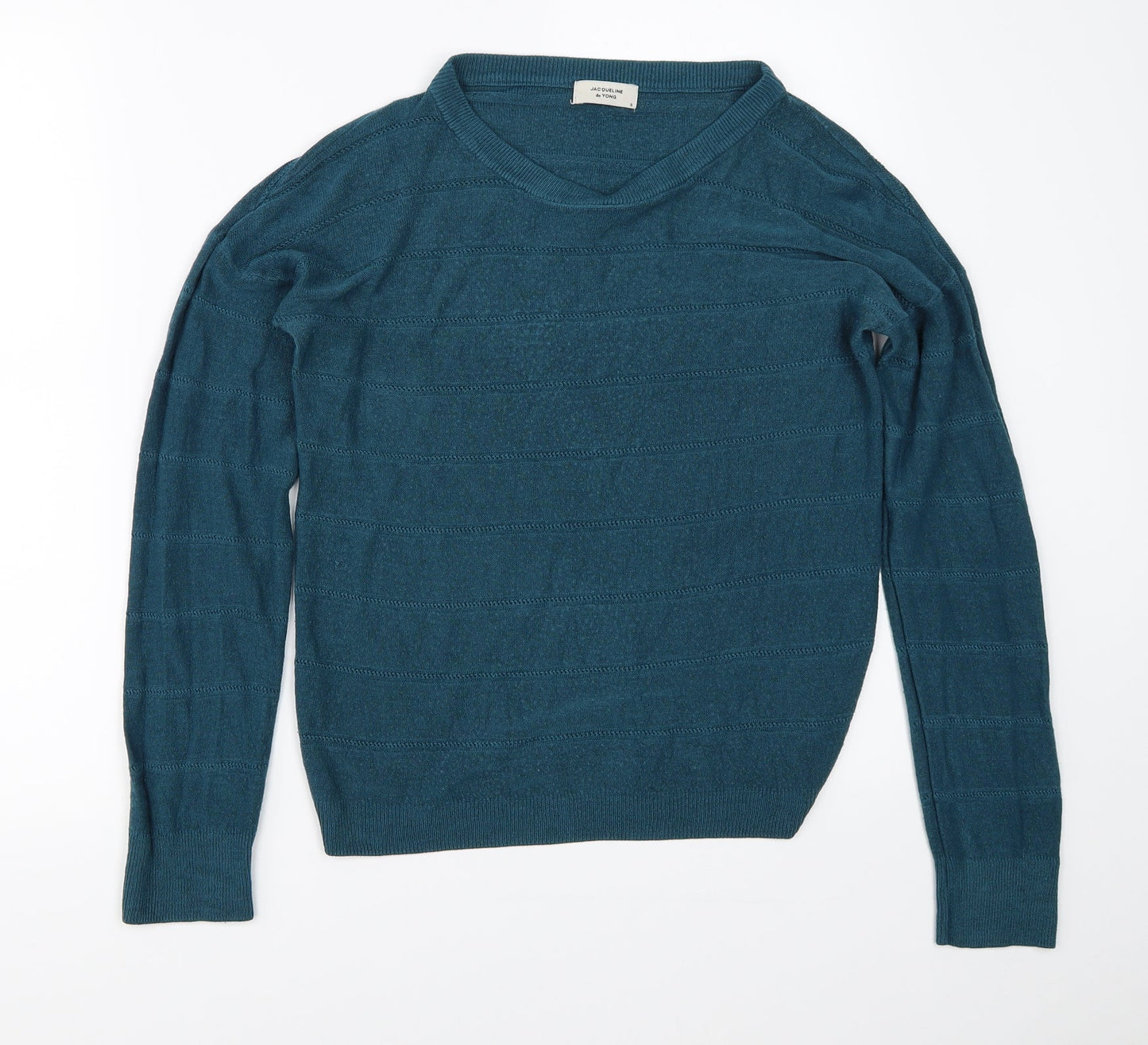 Jaqueline de Yong Womens Blue   Pullover Jumper Size S