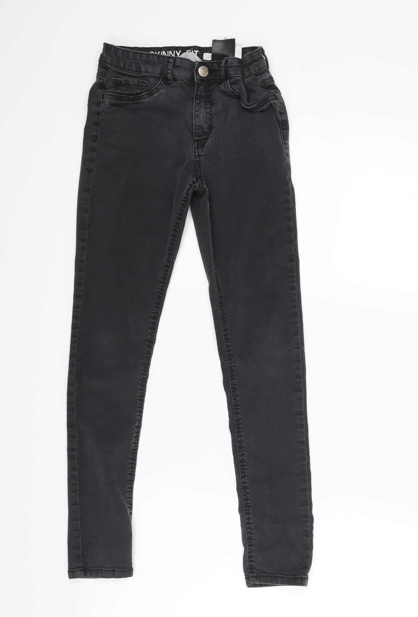 H&M Girls Black   Skinny Jeans Size 11 Years
