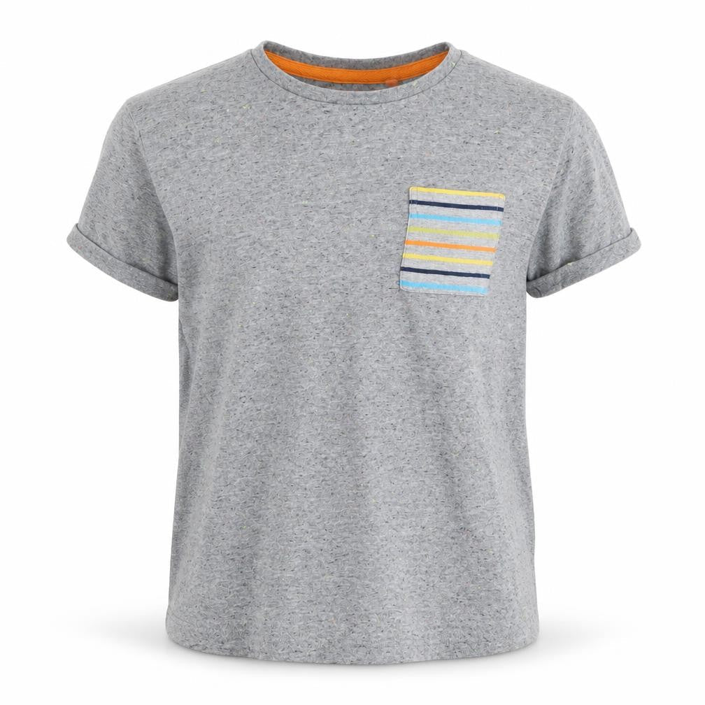Nutmeg Boys Grey Spotted  Pullover T-Shirt Size 6-7 Years