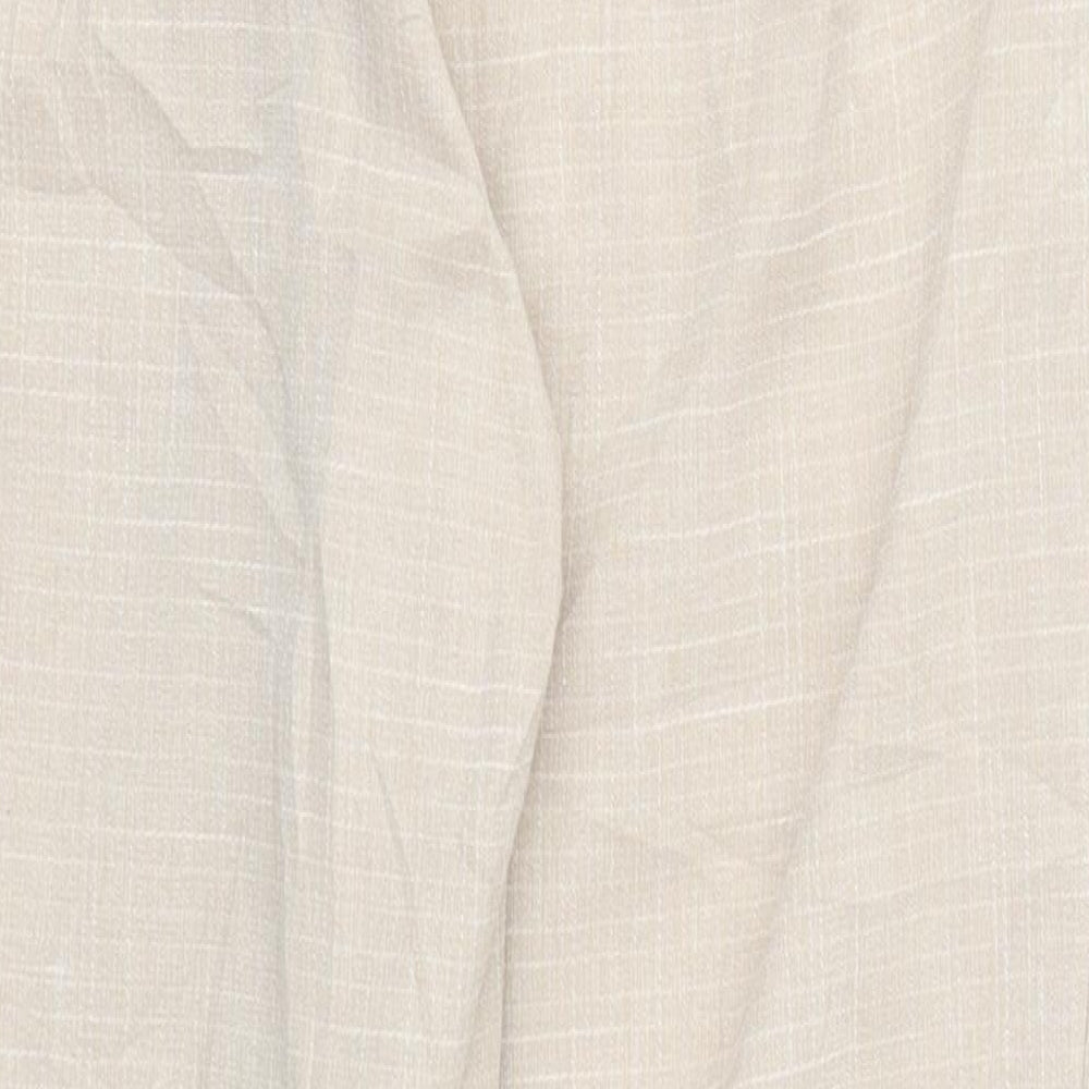PRETTYLITTLETHING Womens Beige   Trousers  Size 8 L24.5 in